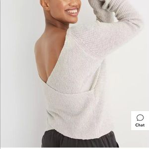 Aerie ballet back sweater